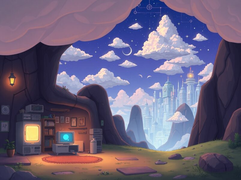 Runpod AI cloud startup journey from basement to global platform.