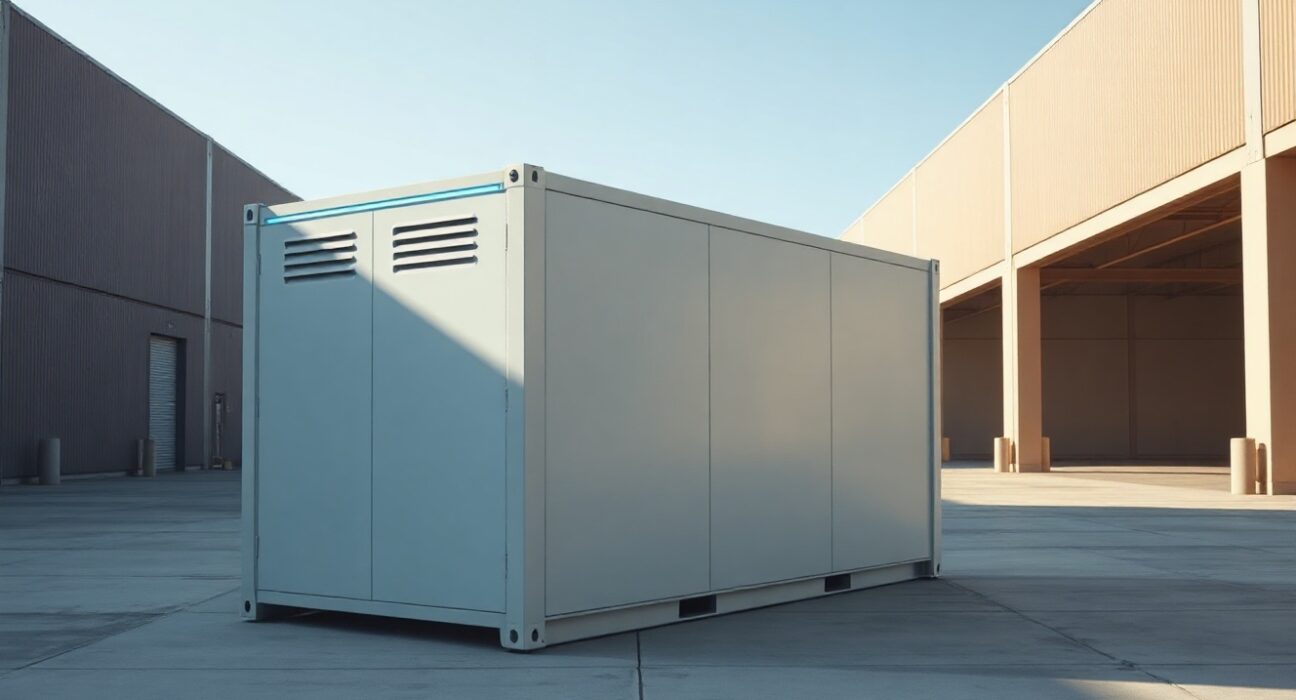 Runware Sonic Inference Pod modular data center unit outdoors