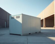 Runware Sonic Inference Pod modular data center unit outdoors