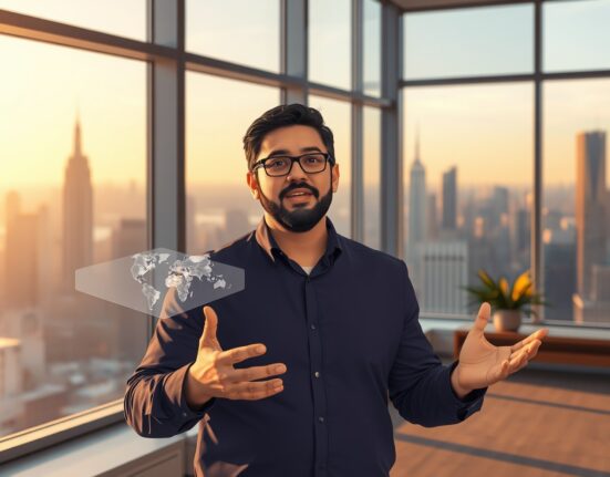 Runway CEO Cristóbal Valenzuela discusses world models as the next evolution of AI video generation in a New York City office.