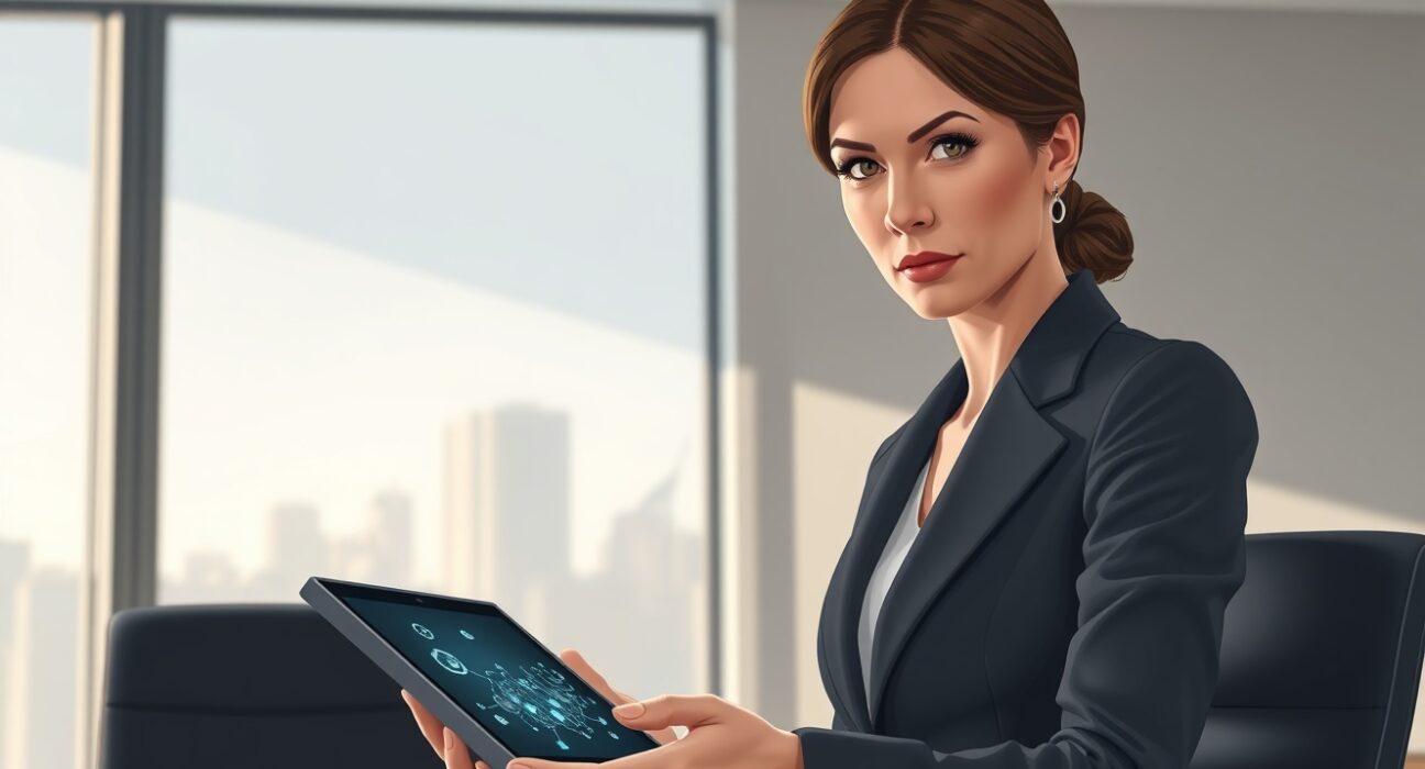 Russian central bank official reviewing cryptocurrency transaction data as part of new KYC mandate for traders.