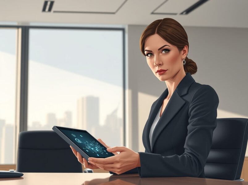 Russian central bank official reviewing cryptocurrency transaction data as part of new KYC mandate for traders.