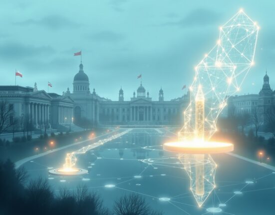 Illustration of Russia's proposed cryptocurrency regulation and its $4,000 annual purchase limit for individuals.