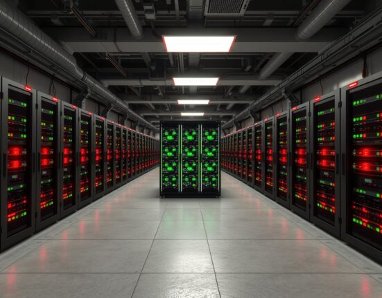 Cryptocurrency mining facility in Moscow showing Russia's industrial digital asset infrastructure.