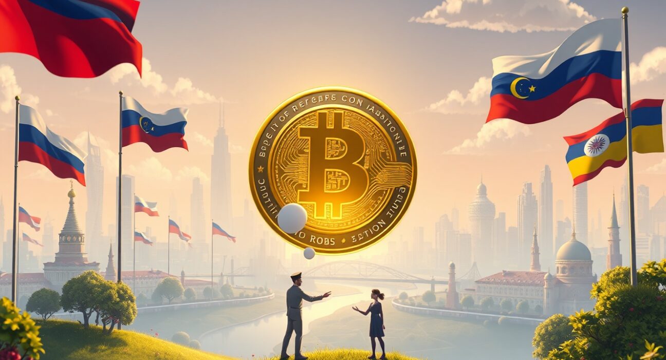 Russia's digital ruble central bank digital currency for international BRICS trade agreements.