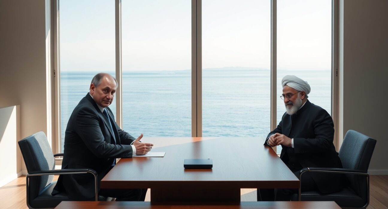 Russia Iran mediation diplomatic negotiations for peace in the Strait of Hormuz conflict