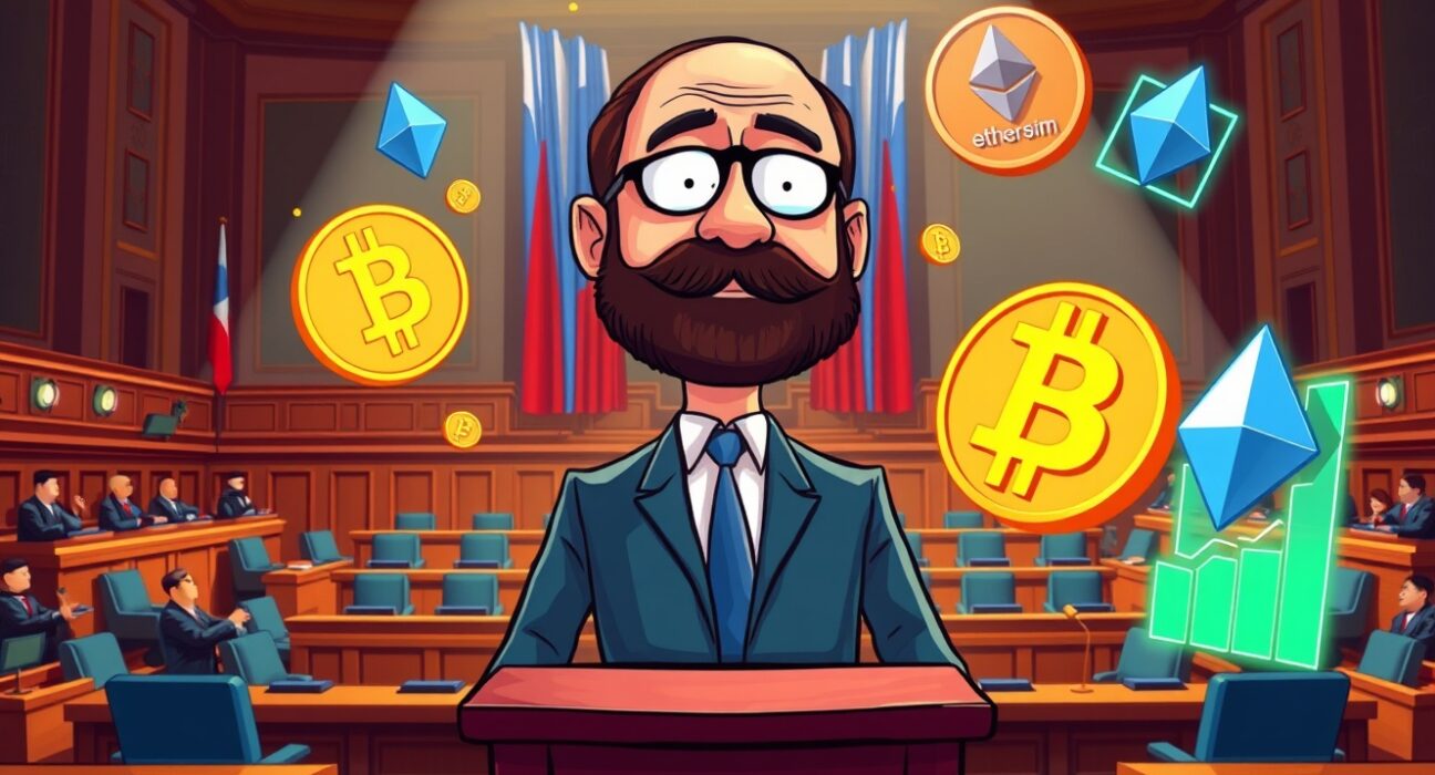 Russian lawmaker advocating for urgent crypto regulation in parliamentary setting
