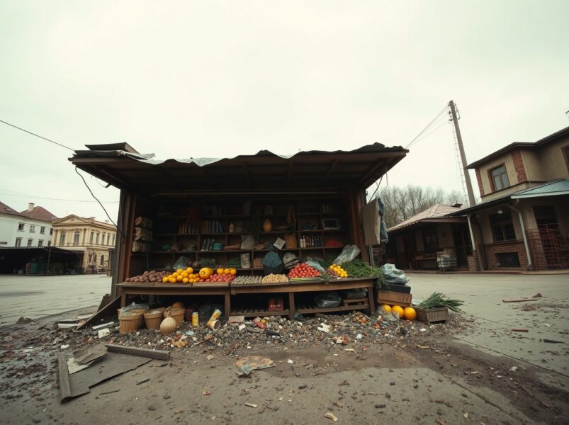 Russian Strike on Nikopol Market: Devastating Attack Kills 5, Injures 19 Civilians