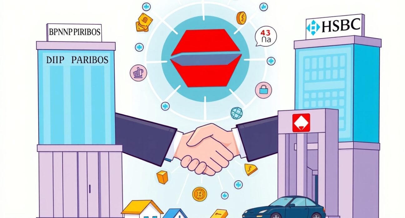 Major banks collaborating on a blockchain network to advance RWA tokenization in institutional finance.