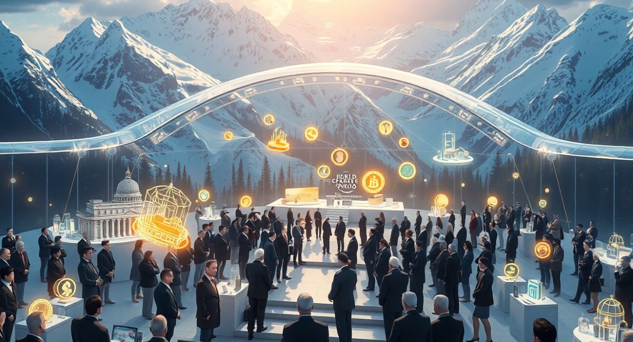 RWA tokenization discussion at the 2026 World Economic Forum in Davos, Switzerland