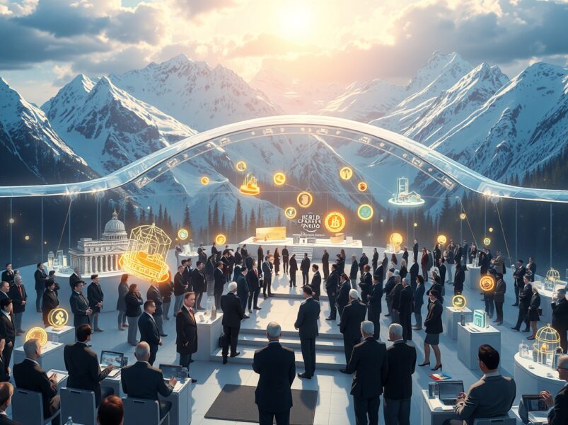 RWA tokenization discussion at the 2026 World Economic Forum in Davos, Switzerland