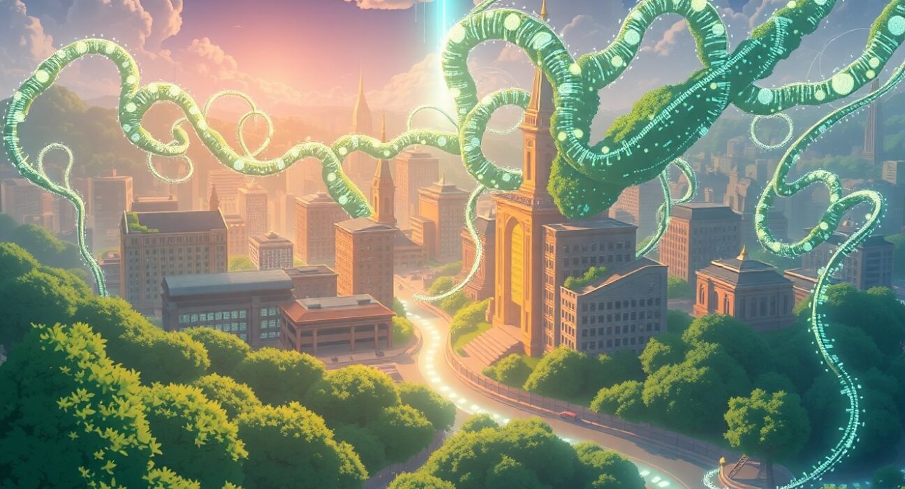 Illustration of the SaaSpocalypse showing AI transformation of traditional software business models.