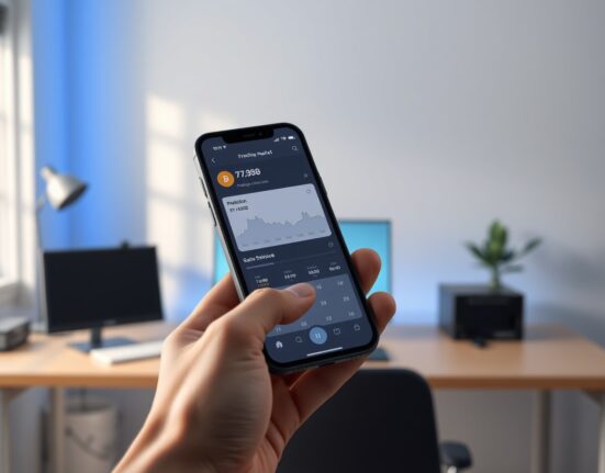 Smartphone displaying SafePal wallet interface with Polymarket prediction market integration for cryptocurrency trading