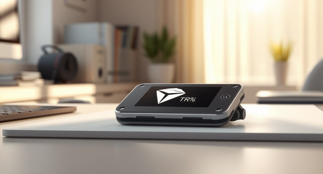 SafePal hardware wallet displaying TRX staking interface for cryptocurrency passive income.