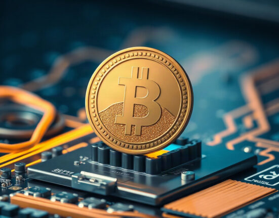 The Sandbox SAND token with digital network background, representing the bridge hack compensation.