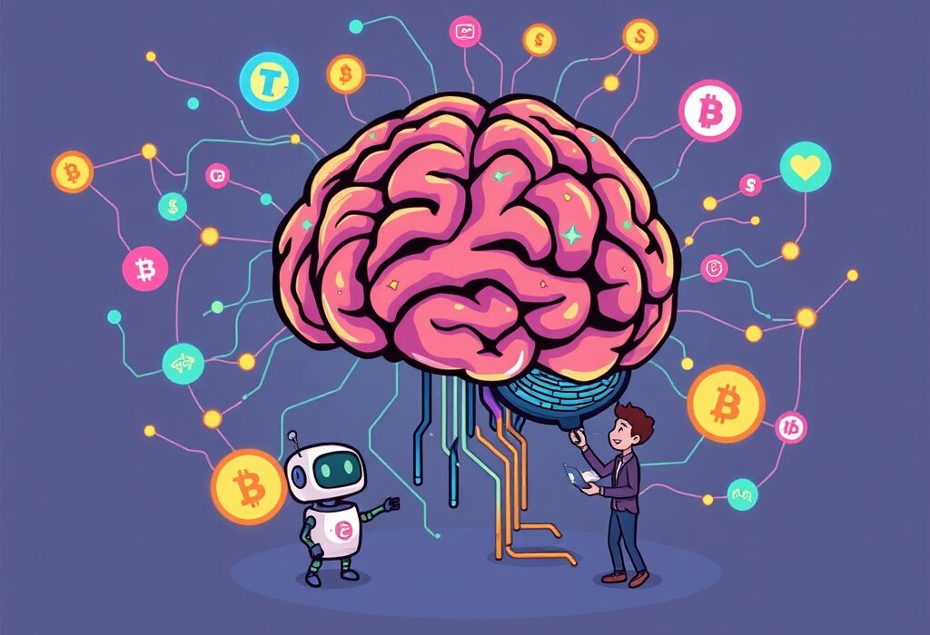 A visual representation of the Sapien tokenomics, showing how the SAPIEN token fuels a decentralized AI data ecosystem.