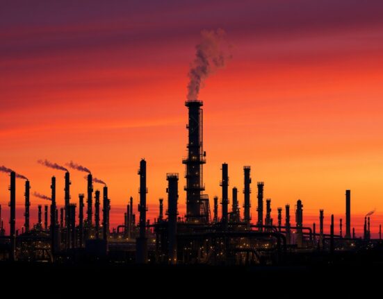 Saudi Aramco oil refinery operations during strategic supply adjustments to Asian markets.