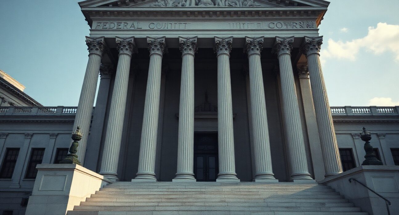 Federal courthouse in New York City, symbolizing the final rejection of Sam Bankman-Fried's appeal.