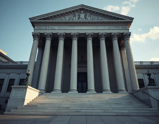 Federal courthouse in New York City, symbolizing the final rejection of Sam Bankman-Fried's appeal.