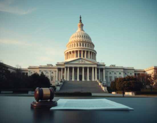 U.S. Capitol building under clear sky, symbolizing legislative action on anti-corruption bill