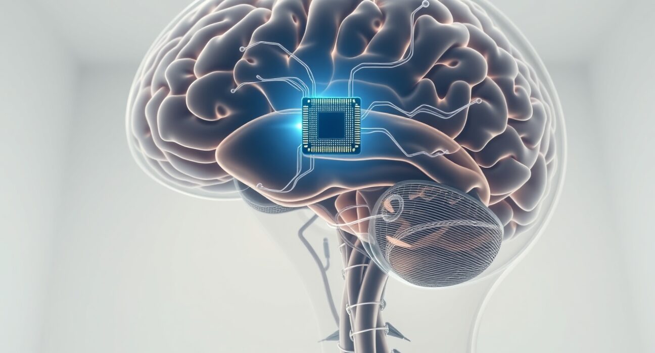 Science Corp's biohybrid brain sensor interface on human cerebral cortex for medical advancement