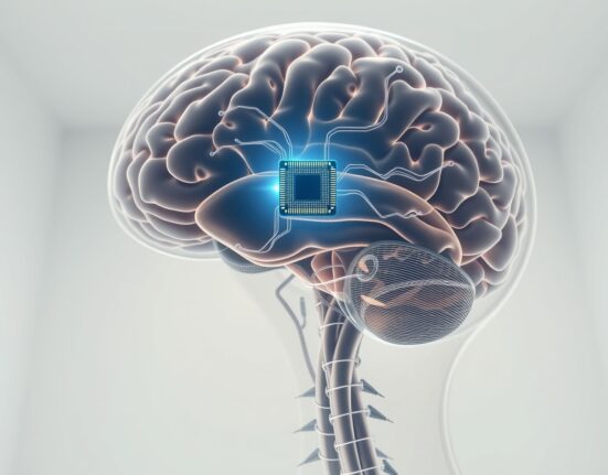 Science Corp's biohybrid brain sensor interface on human cerebral cortex for medical advancement