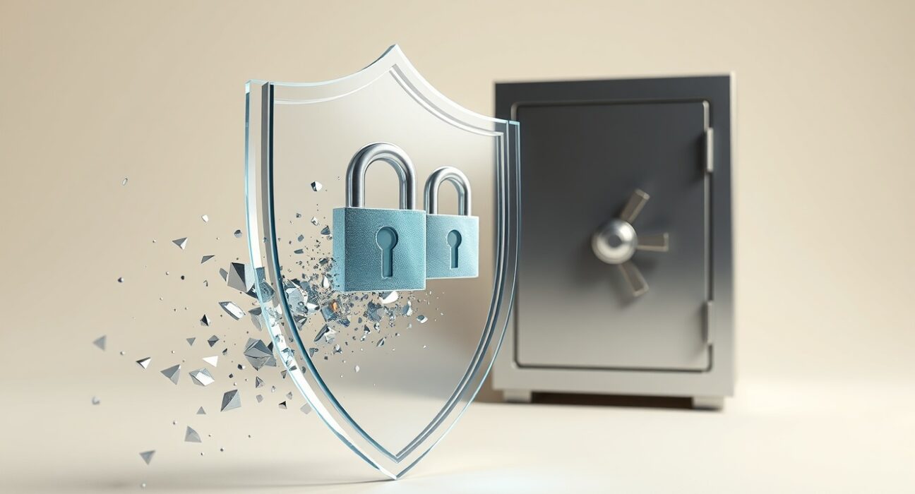 Scroll Foundation security council governance proposal visualized as dissolving shield transferring to vault.