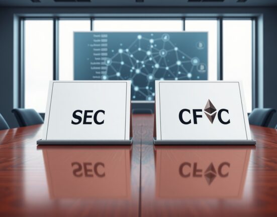 SEC and CFTC joint guidance documents on cryptocurrency regulation and securities law application.