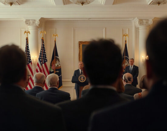 SEC Chairman Paul Atkins speaking at a White House technology event