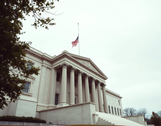 SEC headquarters building in Washington, D.C., under review for crypto ETF listing rules.