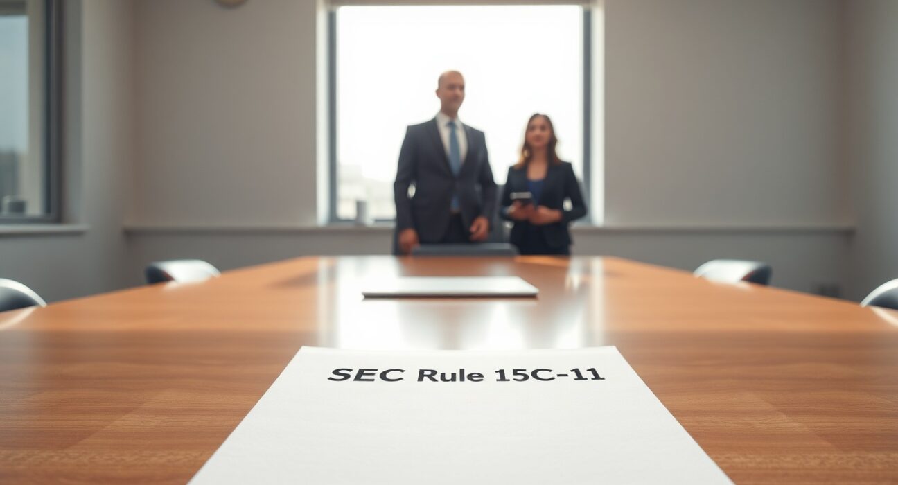 SEC proposes excluding cryptocurrencies from broker-dealer quote rule 15c2-11 document on table
