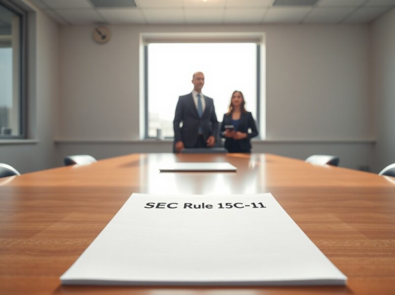 SEC proposes excluding cryptocurrencies from broker-dealer quote rule 15c2-11 document on table