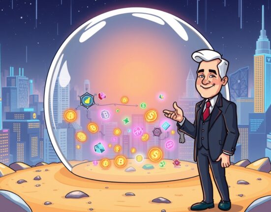 An illustration of the SEC crypto sandbox facilitating rapid development and launch of new crypto products.