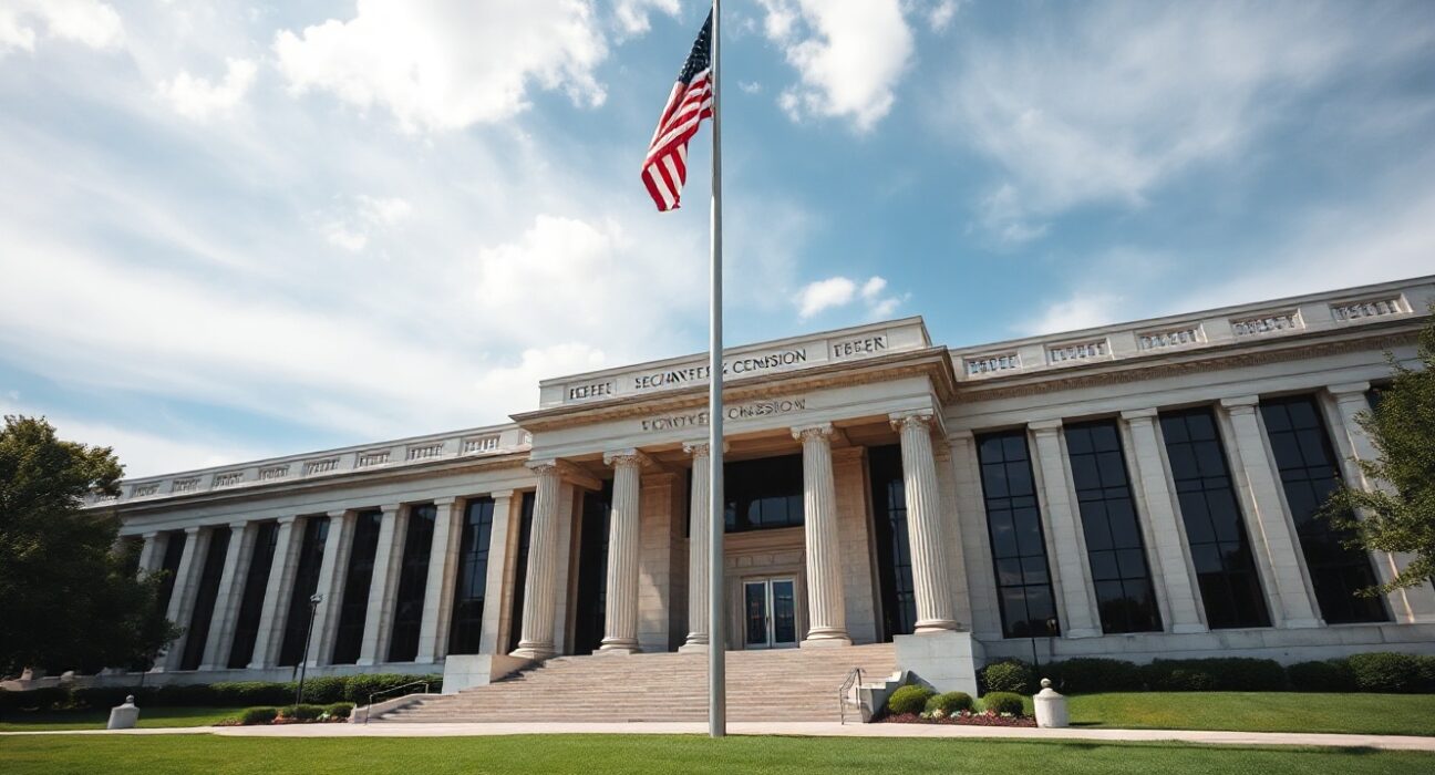 Exterior of the U.S. Securities and Exchange Commission headquarters in Washington, D.C.