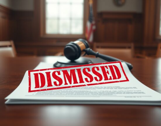 Legal document showing dismissal of SEC lawsuit against BitClout founder in federal court.