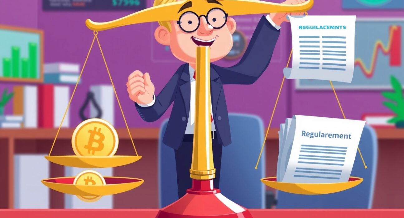 SEC enforcement actions scale balancing cryptocurrency regulation and market oversight