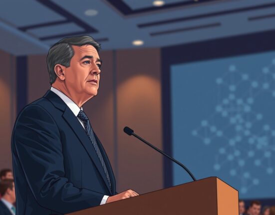 SEC Chairman Paul Atkins speaking about tokenized securities regulation at Washington blockchain summit