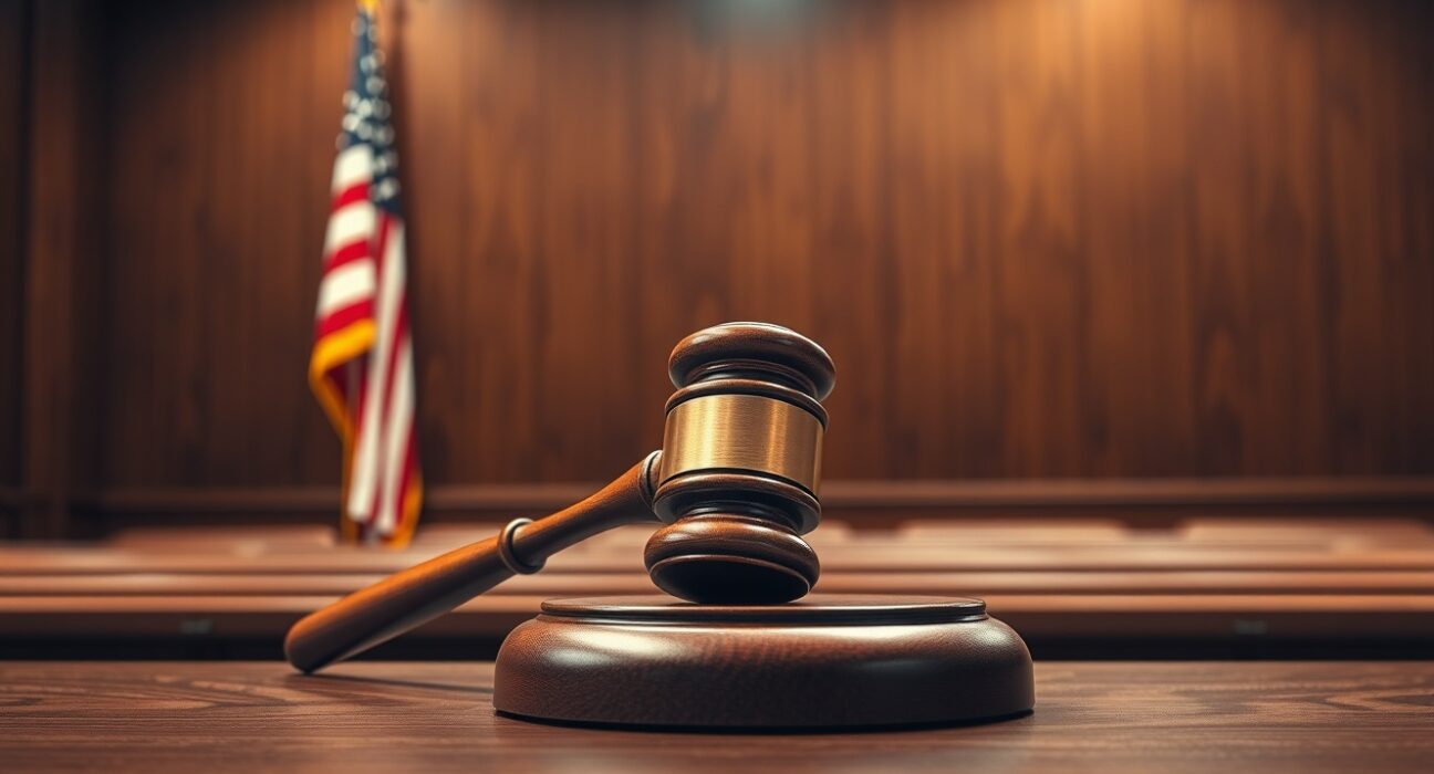 SEC Tron settlement legal resolution with judge's gavel symbolizing case conclusion