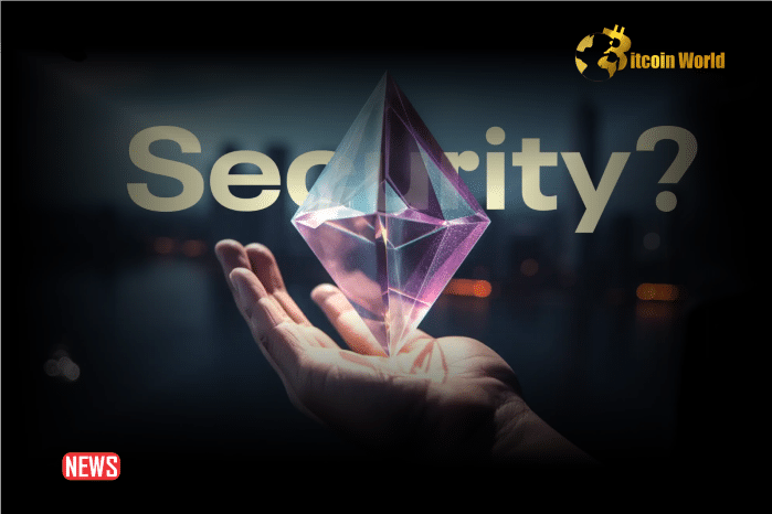 Will Ethereum Be Declared A Security By The SEC Next Week?