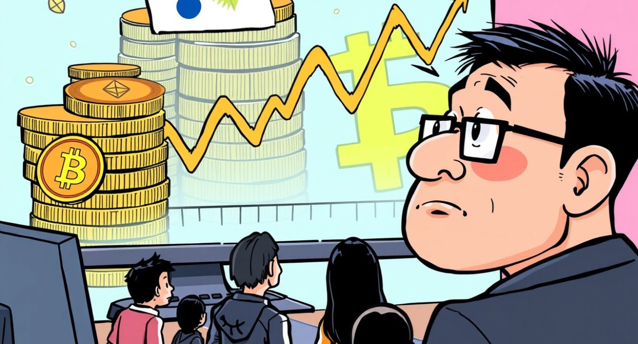 A South Korean prosecutor grappling with the volatile value of seized crypto assets, highlighting legal and restitution challenges.