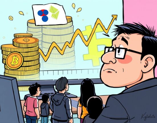 A South Korean prosecutor grappling with the volatile value of seized crypto assets, highlighting legal and restitution challenges.