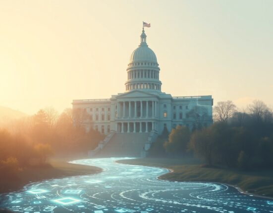 US Senate debate on crypto developer protection clause in market structure legislation.