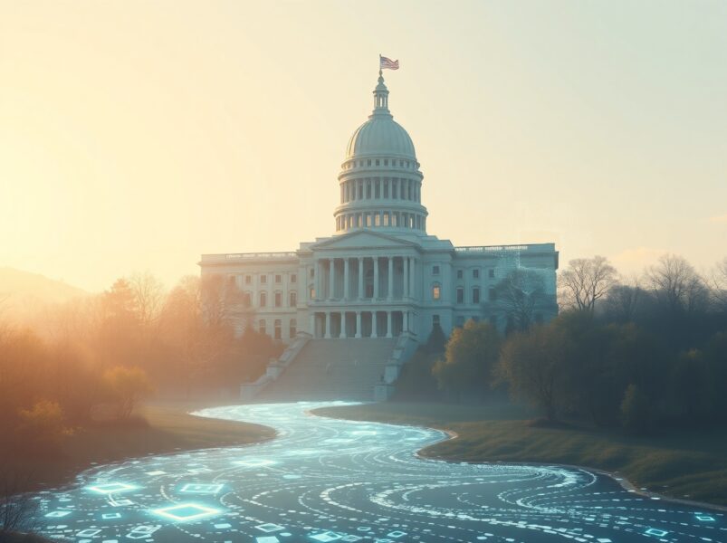 US Senate debate on crypto developer protection clause in market structure legislation.