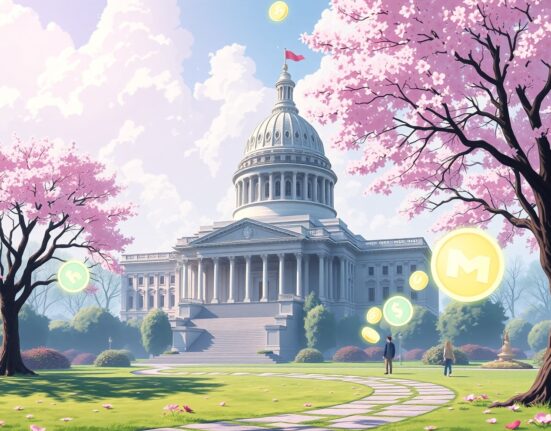 Senate Republicans reach compromise on stablecoin interest ban legislation affecting cryptocurrency regulation.