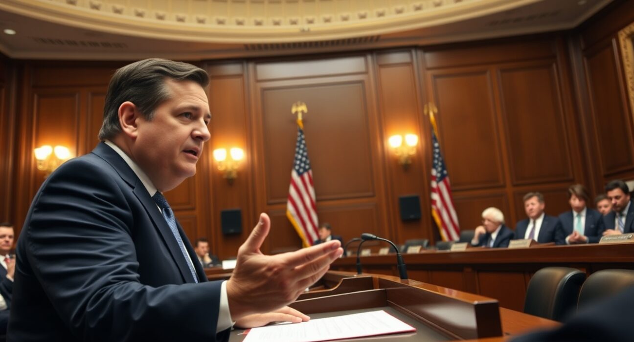 Senator Ted Cruz speaking at a Senate Commerce Committee hearing on prediction markets and athlete misconduct.
