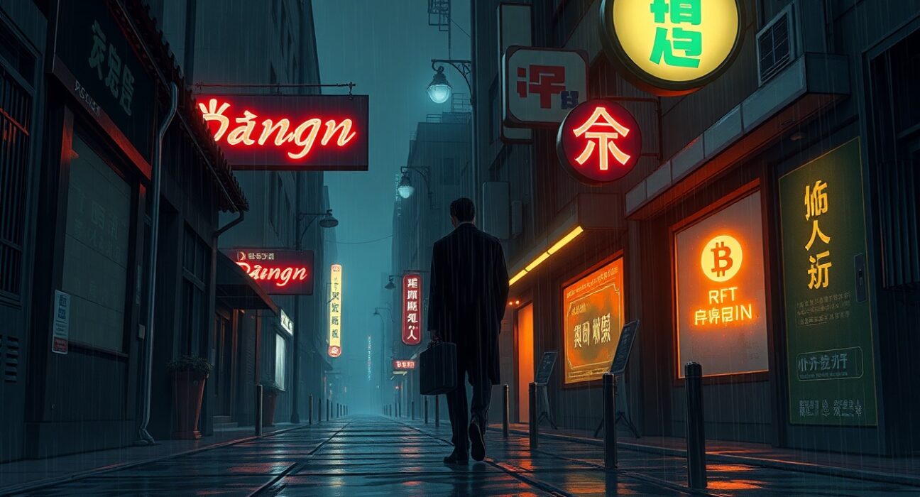 Illustration of a Seoul crypto scam investigation in Gangnam district involving a fraudulent Daangn marketplace deal.