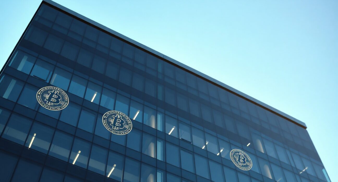 Corporate office building representing Sequans Communications' financial strategy amid Bitcoin sale