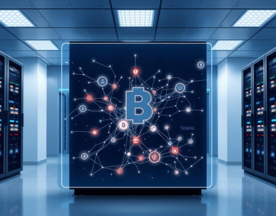 Sharps Technology's institutional Solana staking infrastructure in a secure data center environment