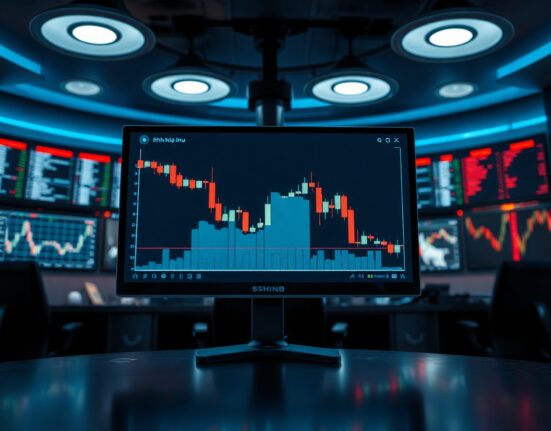 Shiba Inu (SHIB) price chart showing a decline in a trading environment