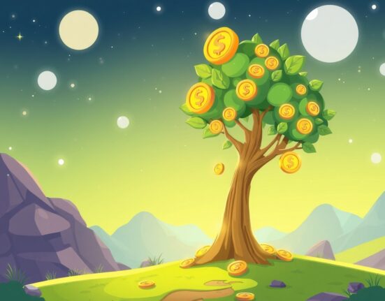 Shodai Network seed funding growth illustrated as a vibrant digital money tree